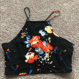 Spaghetti strap crop top